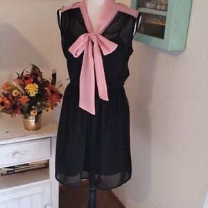 Charlotte Russe Black and Pink Dress